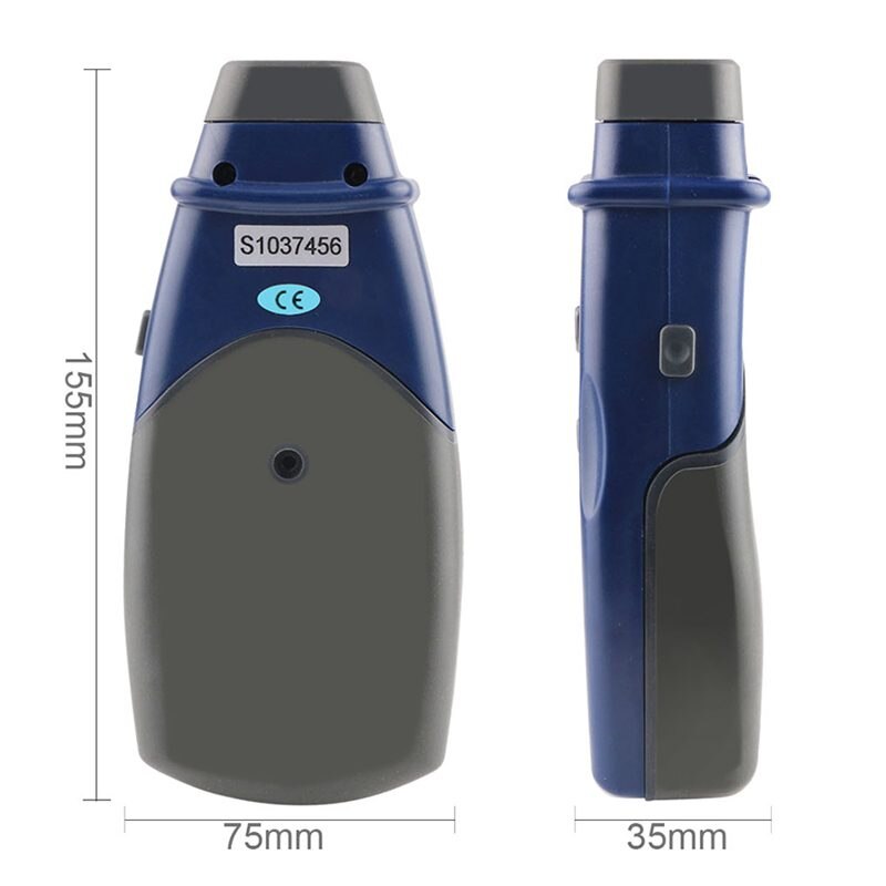 SM6236E Non-contact Laser Digital Tachometer LCD RPM Rotation Speed Meter Contact Surface Speed (m/min) Tach Measurement Tools