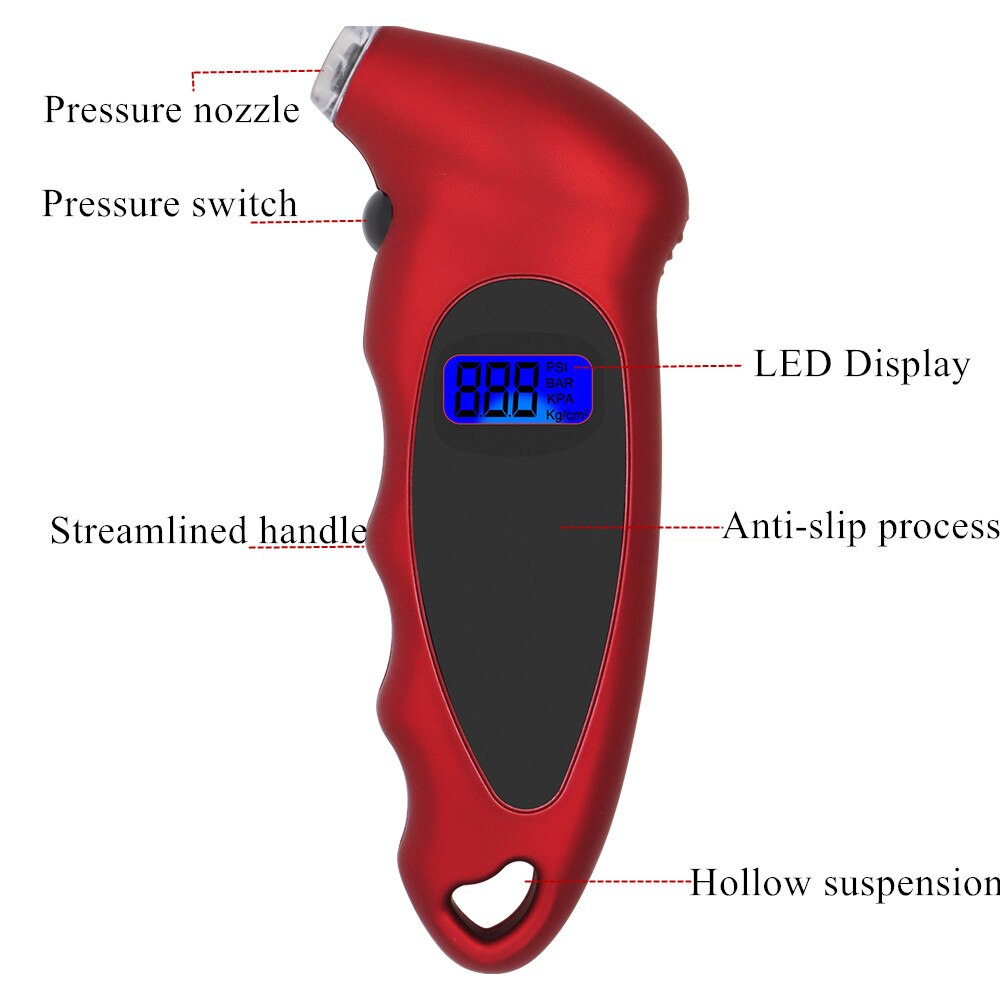 Digital Tire gauge 0-150 PSI Tire pressure gauge Car Tire Tyre Air Pressure Gauge Meter LCD Display Manometer Barometers Tester