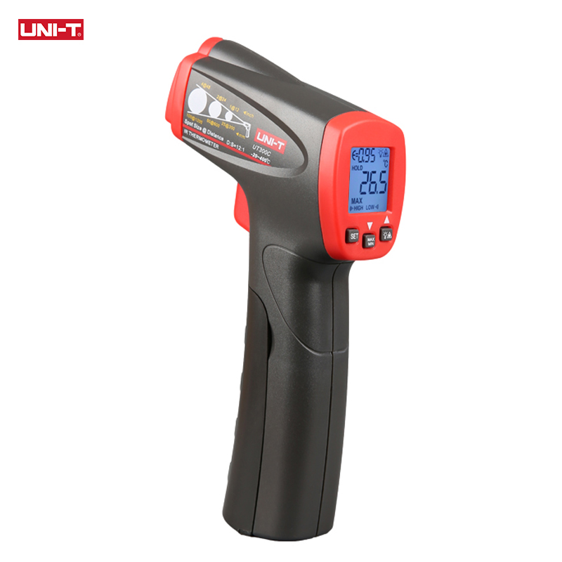 UNI-T Laser IR Infrared Thermometer Digital UT300A Temperature Meter Gun Industrial Non-Contact Thermometer Water Infrared