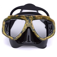 diving Mask Camouflage anti fog for spearfishing gear swimming masks googles nearsighted lenses short-sighted