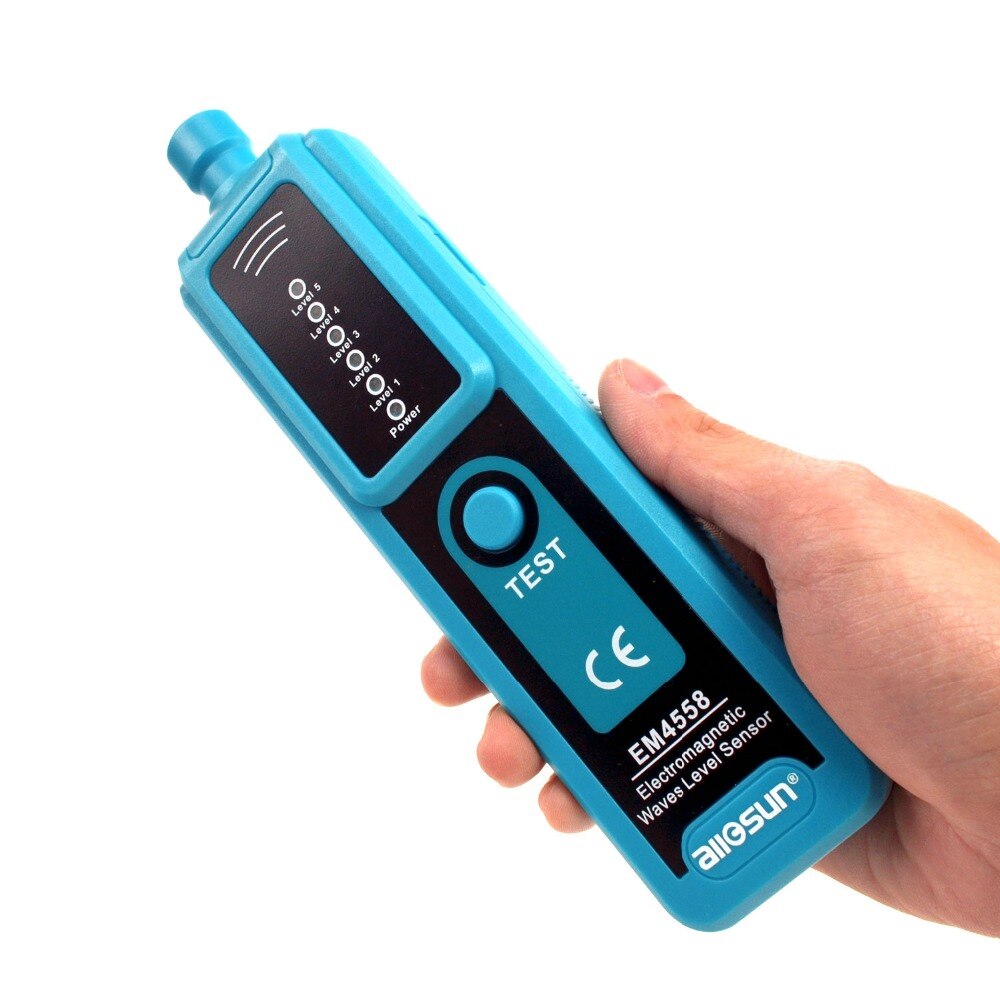 Dosimeter Tool Electromagnetic Radiation Detector Protable LED Electromagnetic Waves Level Sensor EMF Meter EM4558 ALL SUN