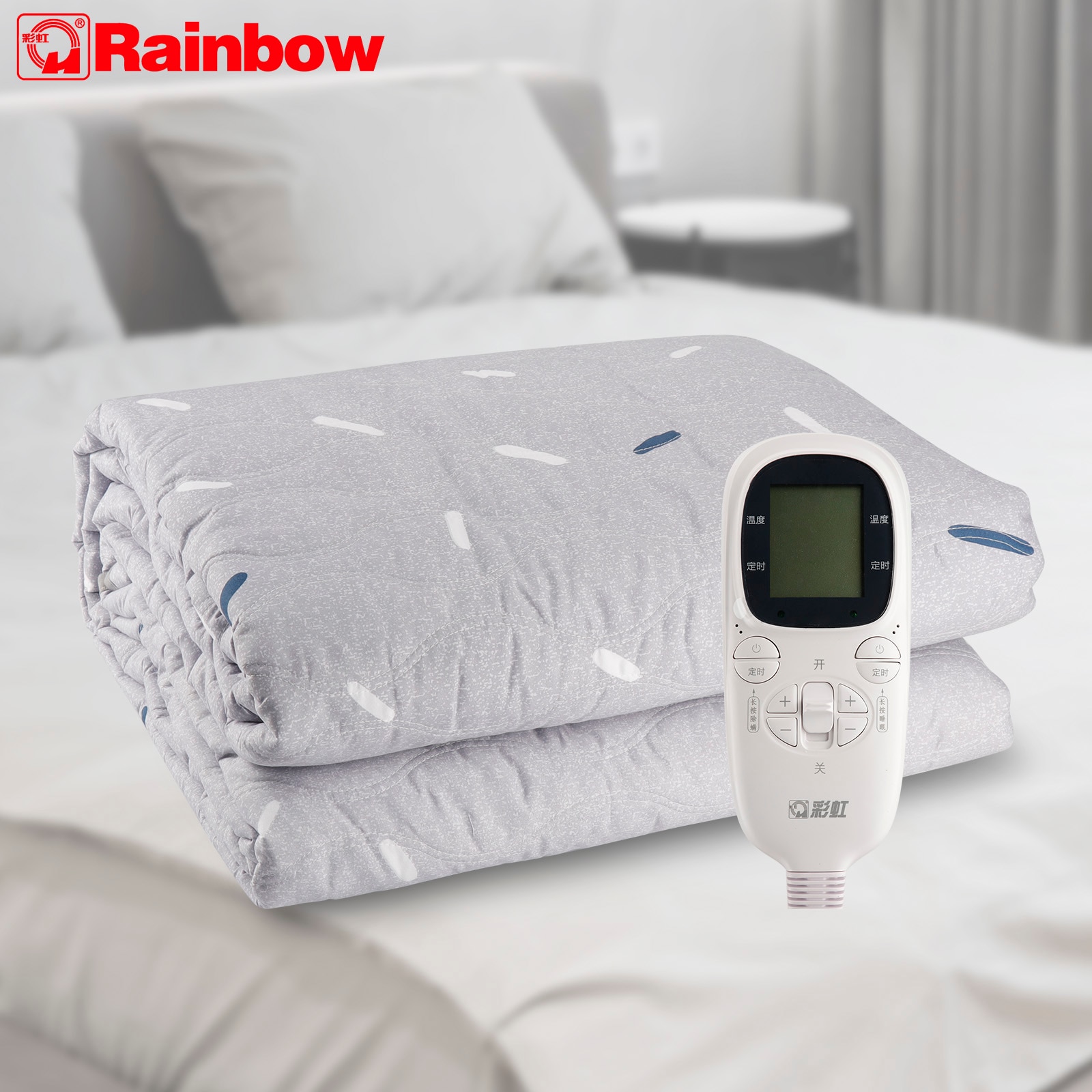 W39E Double Electric Blanket Heated Warmer Timer Body Heater Mattress Winter Bed Warmer Automatic Temperature Control