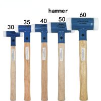30mm-60mm Double Face Tap Nylon Hammer For Multifunctional hand tool hard plastic and Walnut wood handle diameter tools