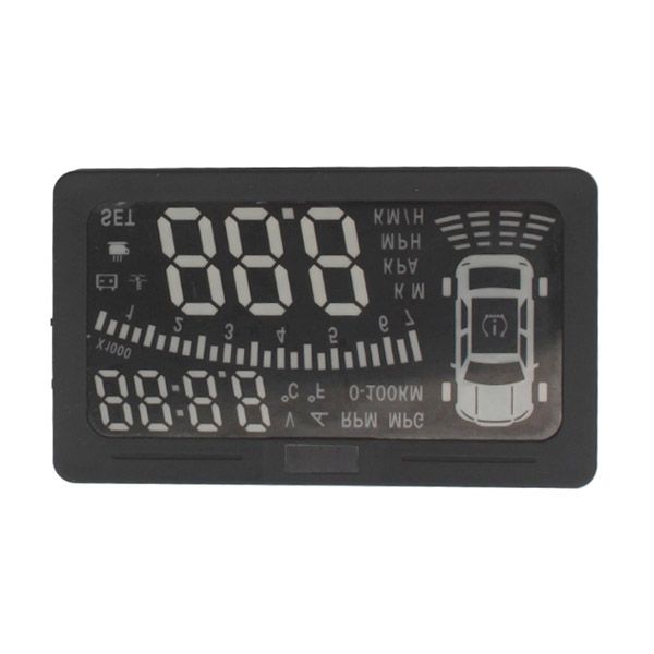 DS-300SE OBD II Heads Up Display HUD MILE KM Rpm Speed Overspeed Warning Battery Voltage Water Temp