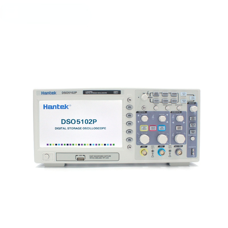 Hantek DSO5102P Digital Storage Oscilloscope Portable USB Osciloscopio Handheld Oscilloscopes 2 Channels 100MHz 1GSa/s 40K