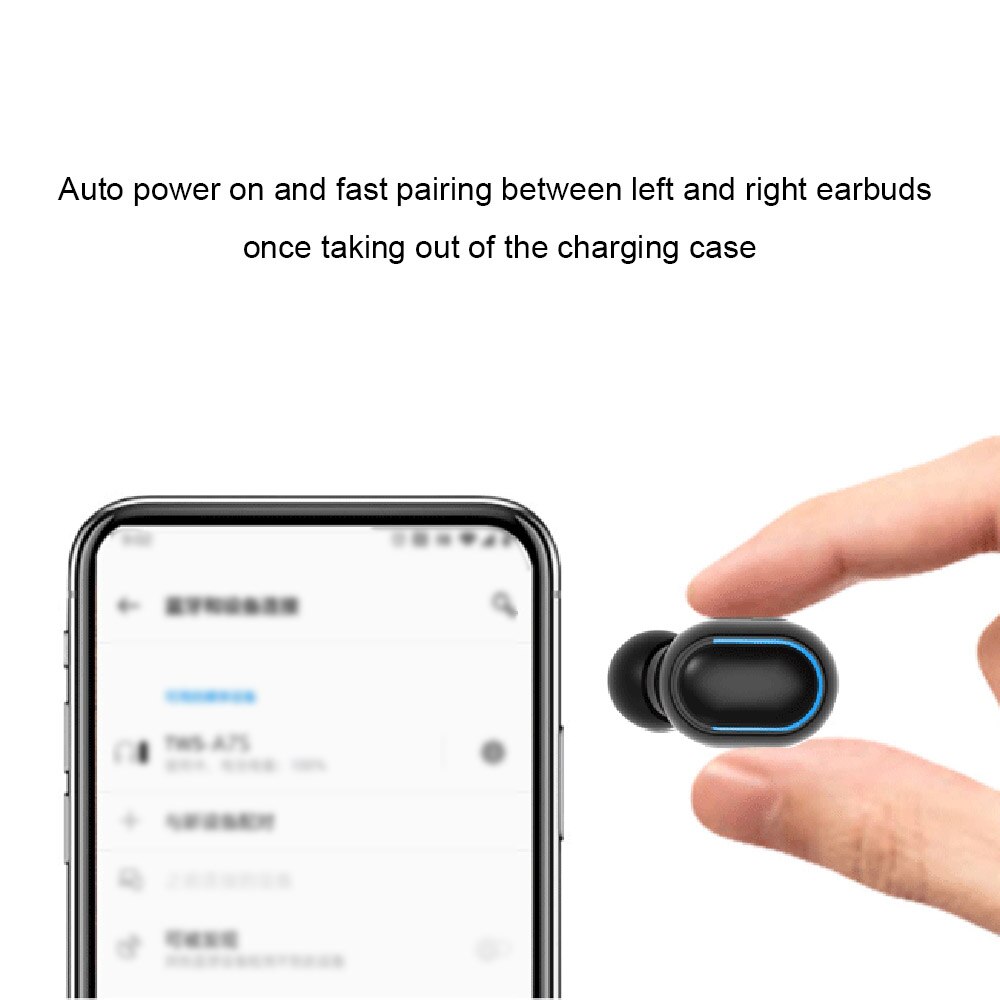 E7S TWS Bluetooth True Wireless Headphones Earbuds Mini Waterproof Sport Gaming Bluetooth Earphones Headfrees For Xiaomi Huawei