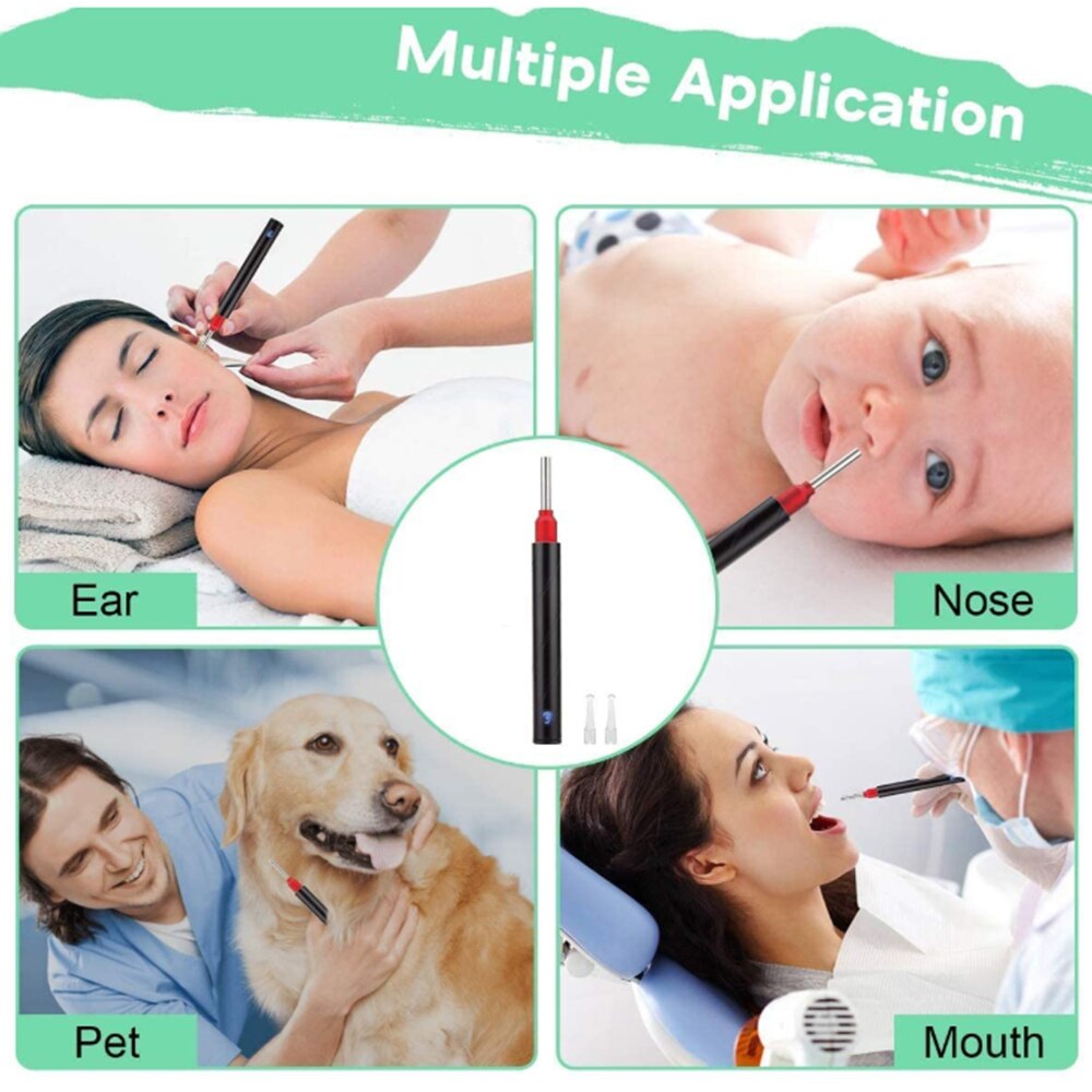 Wireless Ear Wax Removal Tool 1080P FHD WiFi Wireless Otoscope Ear Cleaning Endoscope Ear Wax Remover Camera Endoscopes Hot Sale