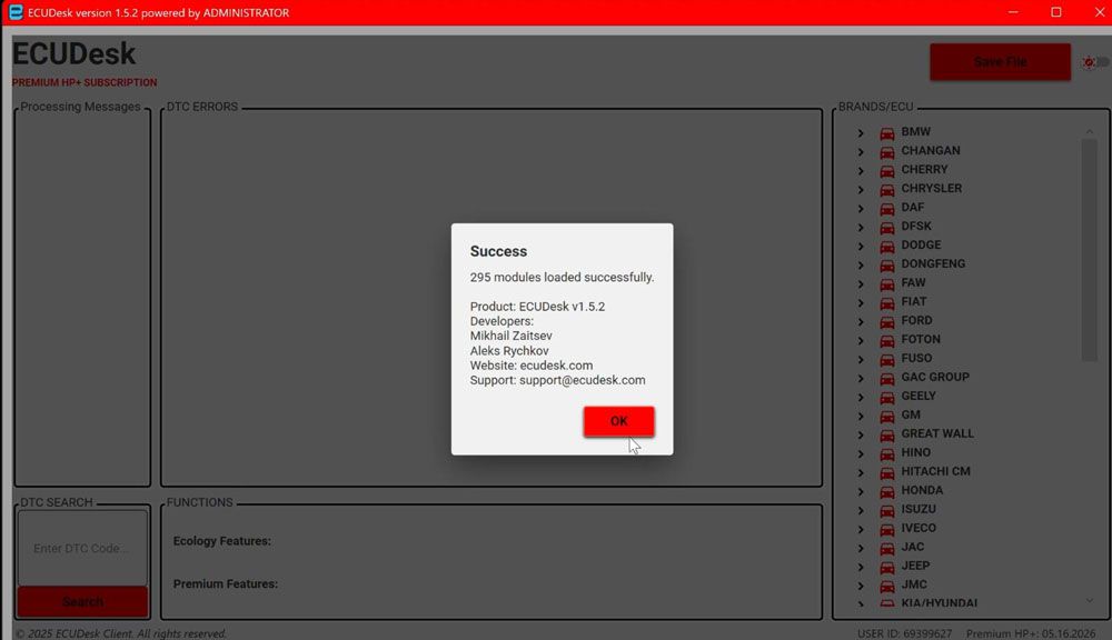 ECUDesk HP+ Version Stage1 ECU Tuning Software