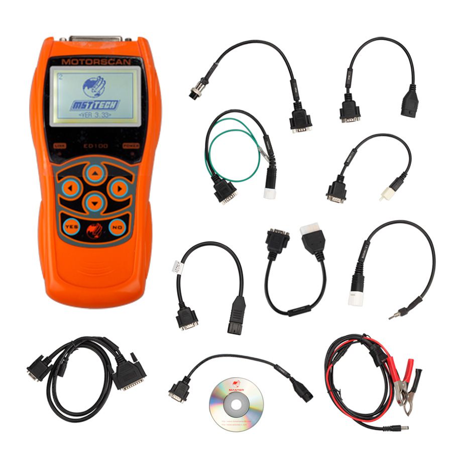 ED100 Motorcycle Scan Tool 6 In 1 Handheld Motor Diagnostic Tool Easy Operation And Quickly Reaction