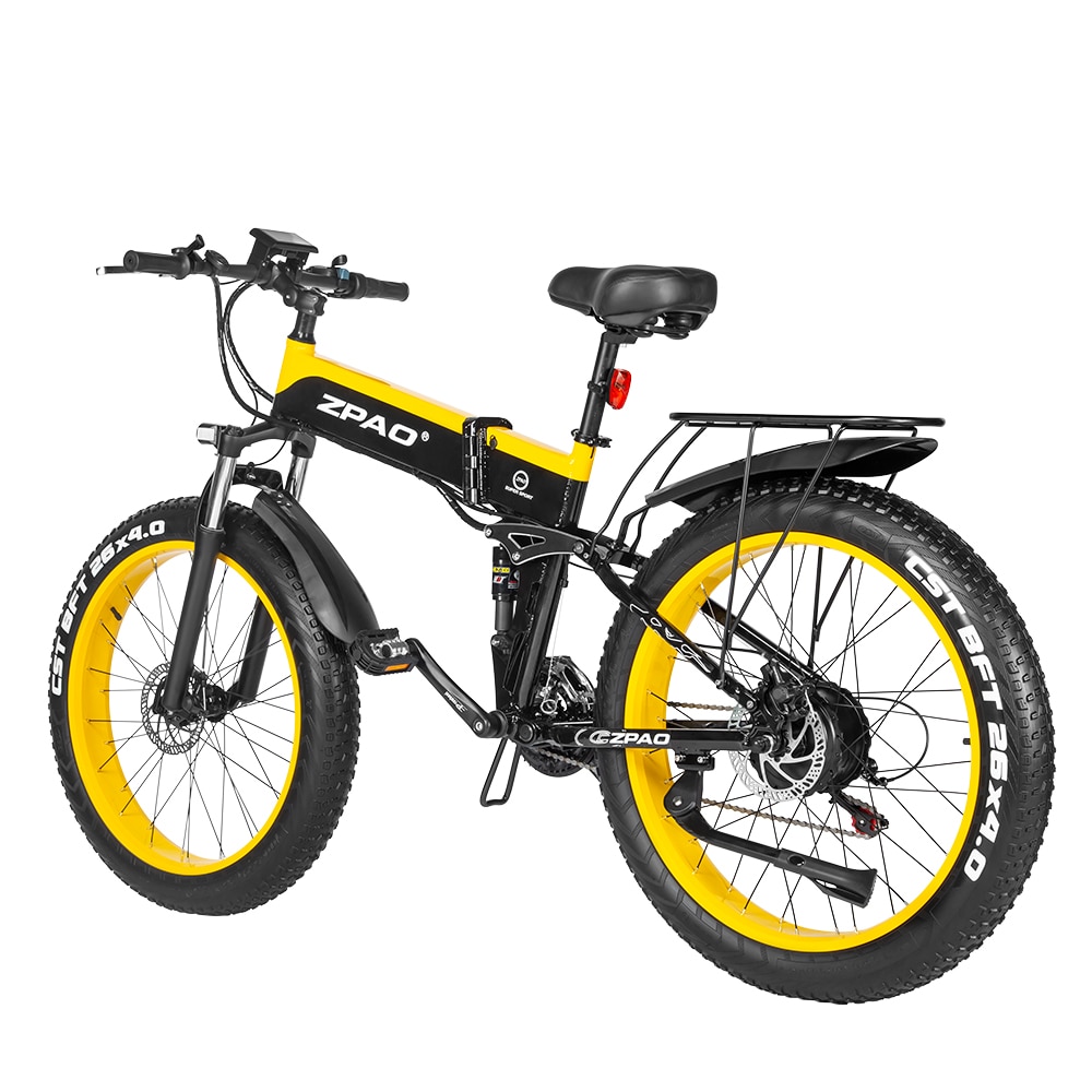 Electric Bike 1000W Adult Mountain Bike 26 Inch Snow Electronic Bike 48V Electric Bicycle 4.0 Fat Tire e bike Folded Ebike