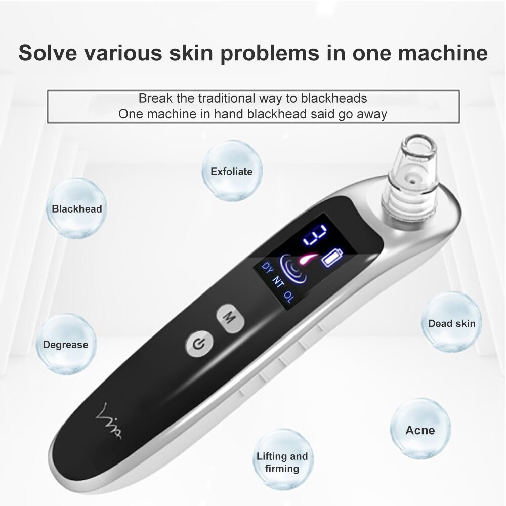 Electric Blackhead Remover Pore Acne Vacuum Cleaner Nose Face Deep Cleansing Suction Machine Skin Care Tools Beauty Instrument