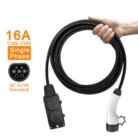 Electric Car Side Discharge Plug EV Type2 16A Charger Cable with EU Socket Outdoor Power Station( need car supports V2L)
