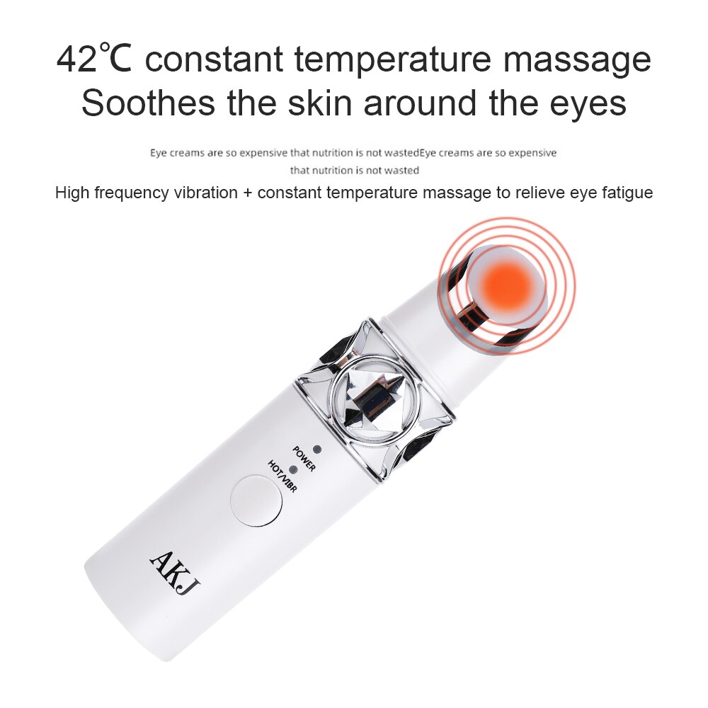 Mini Portable Electric Eye Massage Pen Device Dark Circle Facial Vibration Thin Face Magic Stick Anti Bag Pouch Wrinkle Eye Care