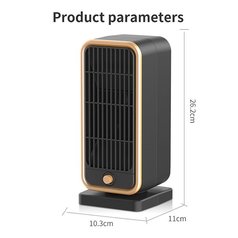 500W Electric Heater For Room Heating Warmer Overheat Protection Ceramic Heater 220V Low Noise for Bedroom Household Appliances