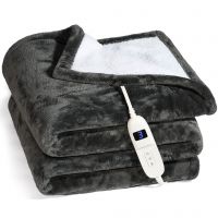 Electric Heating Pad Fast-Heating Heated Blanket  Washable Soft And Comfortable Flannel Electric Blanket 10 Heating Settings