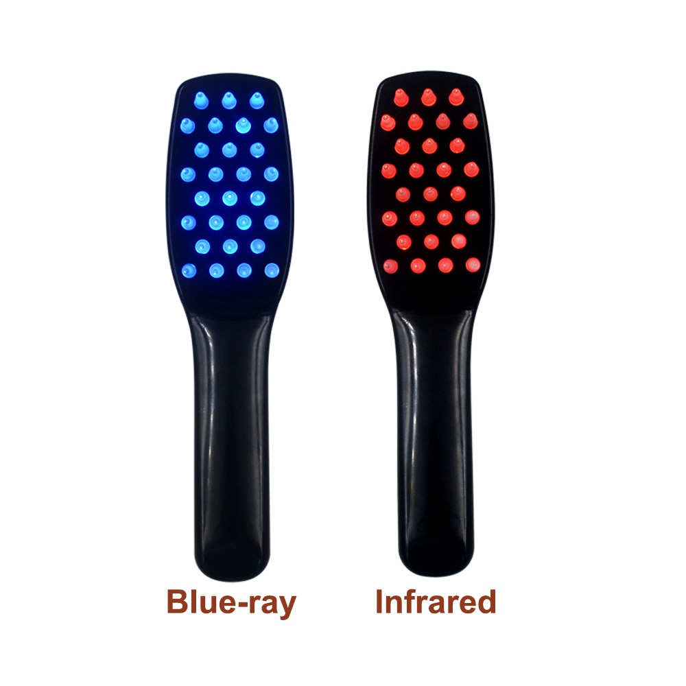 Electric Laser Hair Growth Comb Hair Brush Laser Hair Loss Stop Regrow Therapy Comb Ozone Infrared Massager Drop Shipping