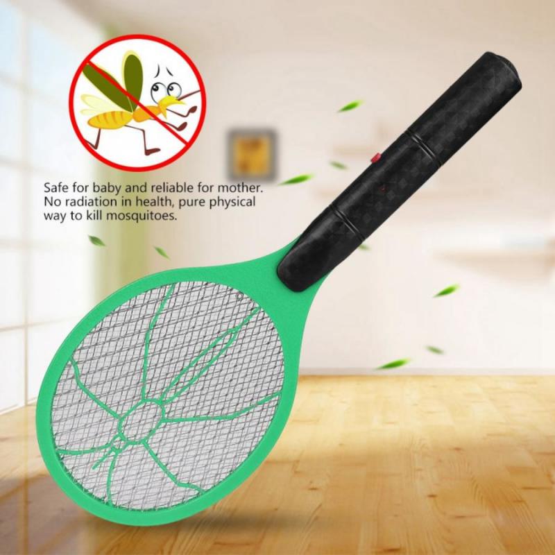 3 Color Cordless Battery Powered Electric Mosquito Killer Electric Mosquito Racket Bug Killer Household Bug Killer Fly Trap