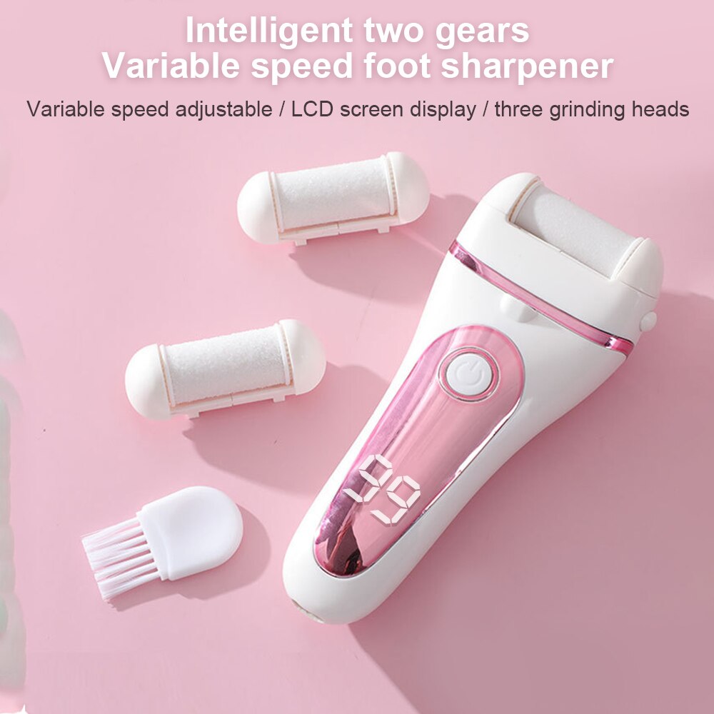 Electric Pedicure Tools Foot Care File Leg Heels Remove Dead Skin Callus Remover Feet Clean Care Machine LCD Foot Skin Care Tool