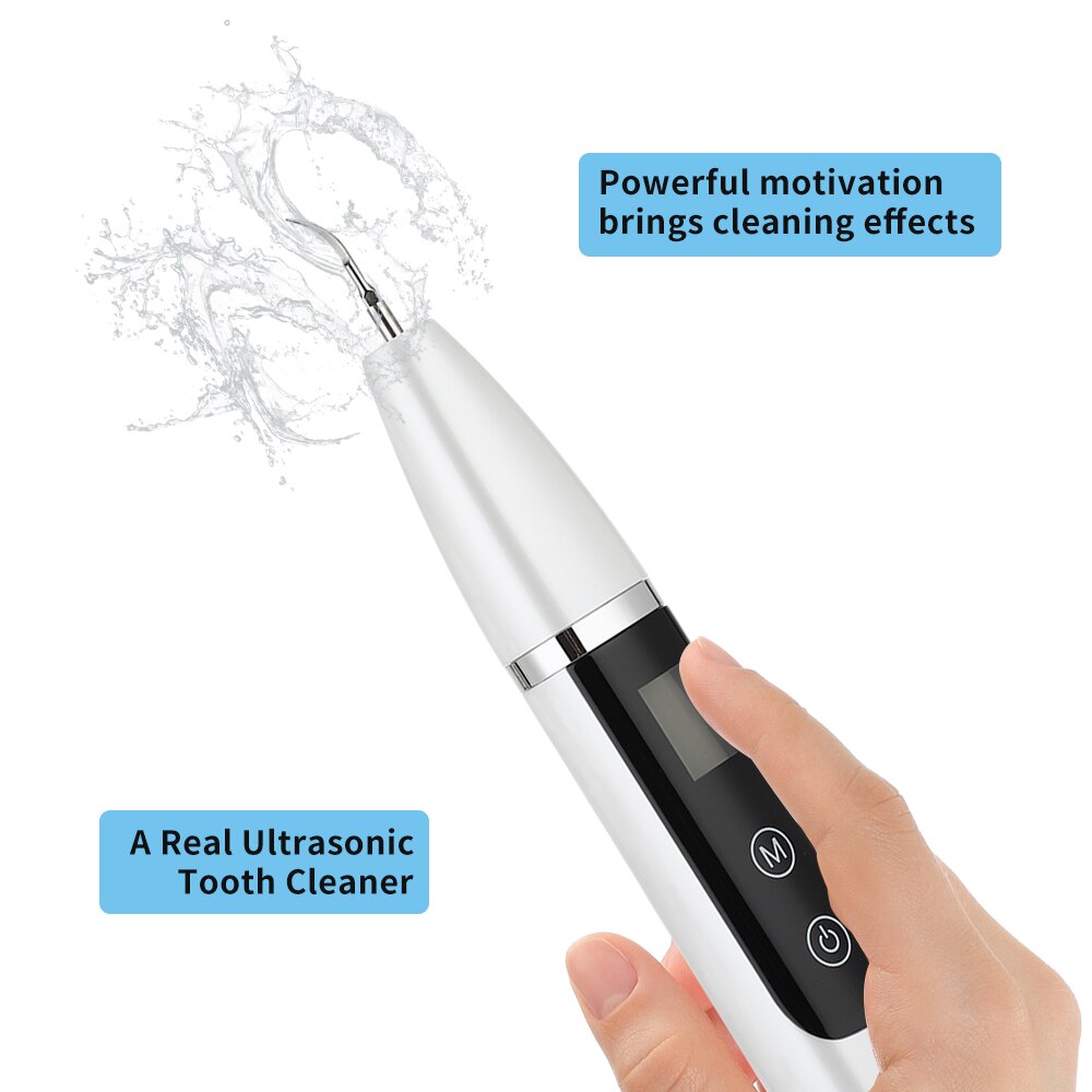 Ultrasonic Calculus Remover Electric Portable Dental Scaler Tooth Cleaner Sonic Smoke Stains Tartar Plaque Oral Irrigator Tools