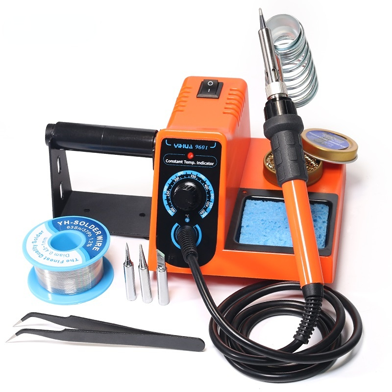 YIHUA 926LED-III  960-I 130W Soldering Iron with 2 Helping Hands Electric Soldering Iron Min SMD Soldering Station DIY Soldering Kit