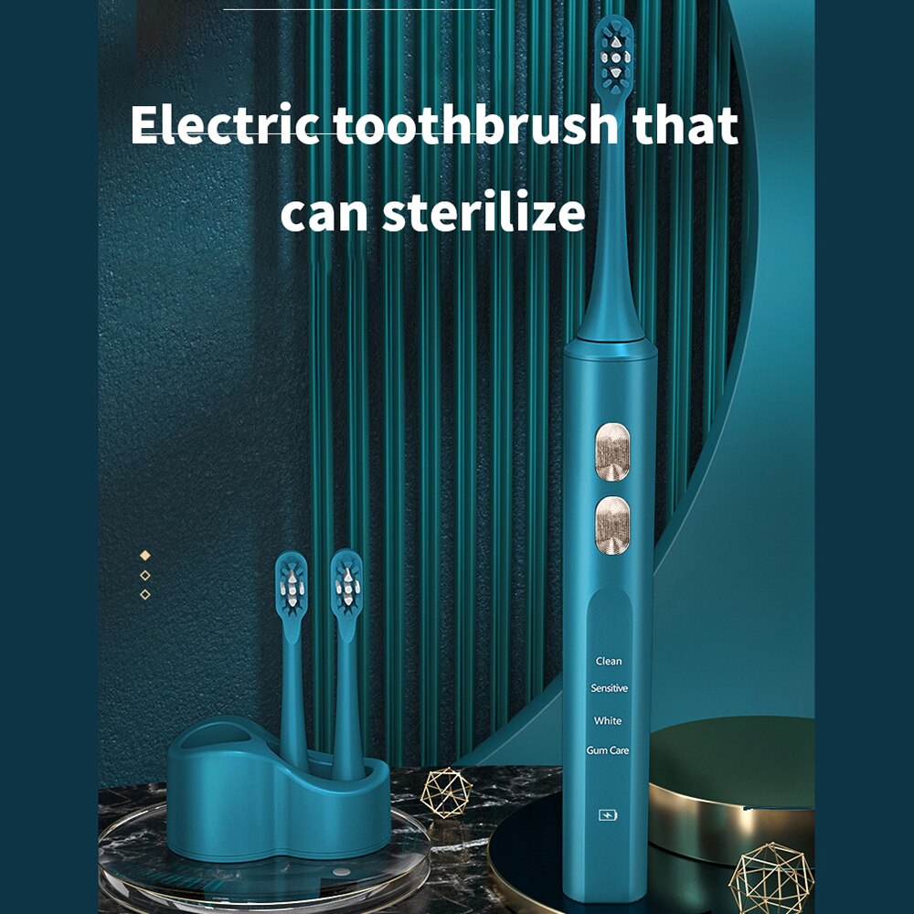 New Ultrasonic Electric Toothbrush Adult Uv Disinfection Magnetic Levitation Electric Sonic Waterproof Soft Hair Toothbrush