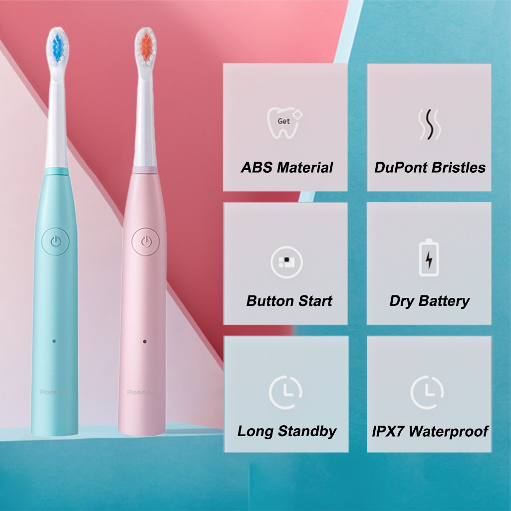 Electric Toothbrush Rechargeable Sonic Toothbrush Home Travel Portable Toothbrush Ultrasonic Automatic Toothbrush