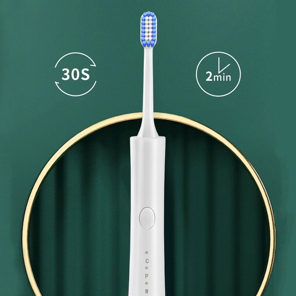 Electric Toothbrush Soft Fur Whitening Toothbrush Charging Sonic Vibration Household Smart Electric Toothbrush