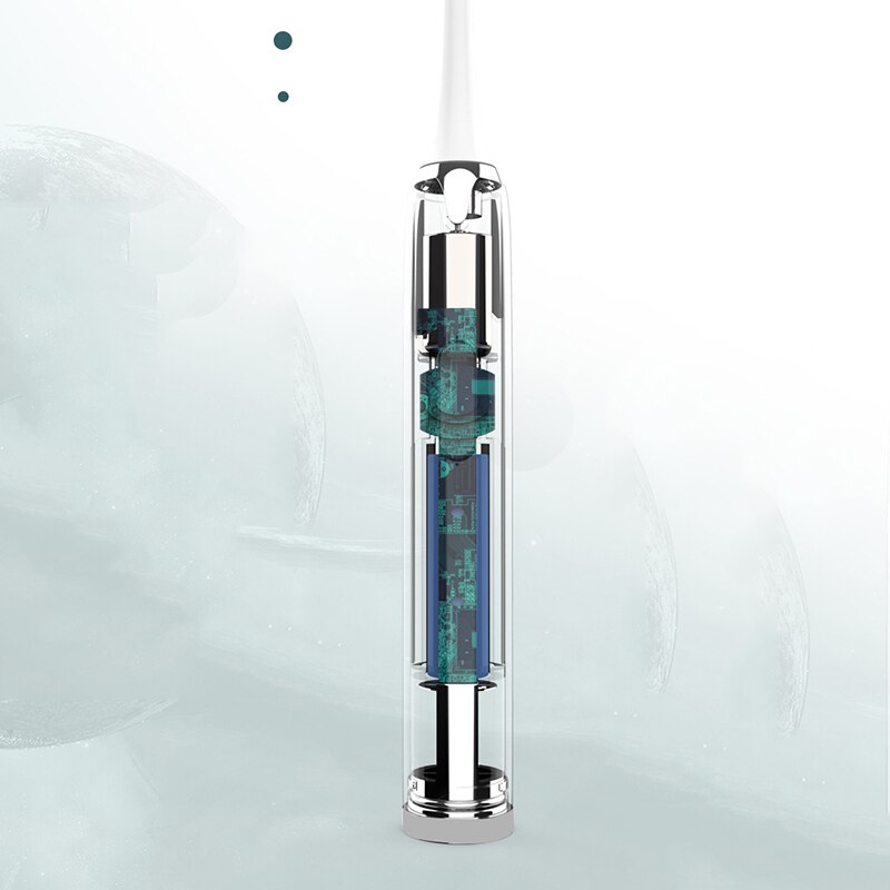 Electric Toothbrush Soft Bristle Fully Automatic Sonic Adult Male Women's Waterproof Mute Sonic Toothbrush Battery Power
