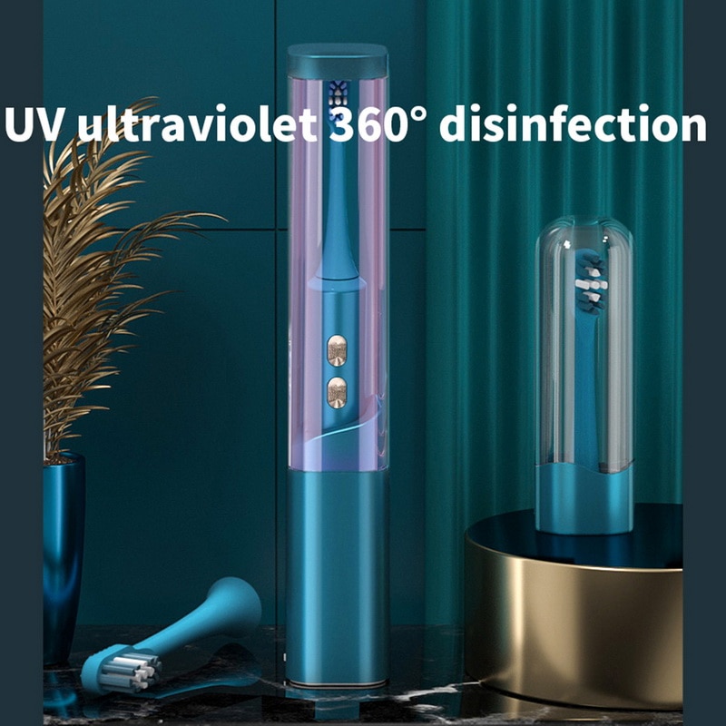 Fully Induction Ultrasonic Electric Toothbrush Charging UV Disinfection Magnetic Levitation Sonic Soft Hair Electric Toothbrus