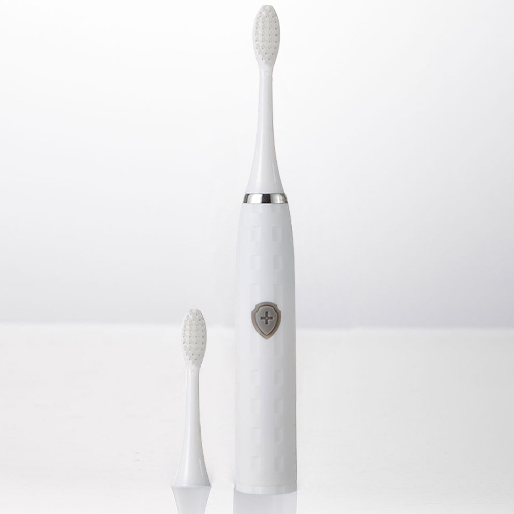 3-in-1 Electric Toothbrush Waterproof Upgraded Sonic Smart Replaceable Non-rechargeable Adult Soft Fur Electric Toothbrush