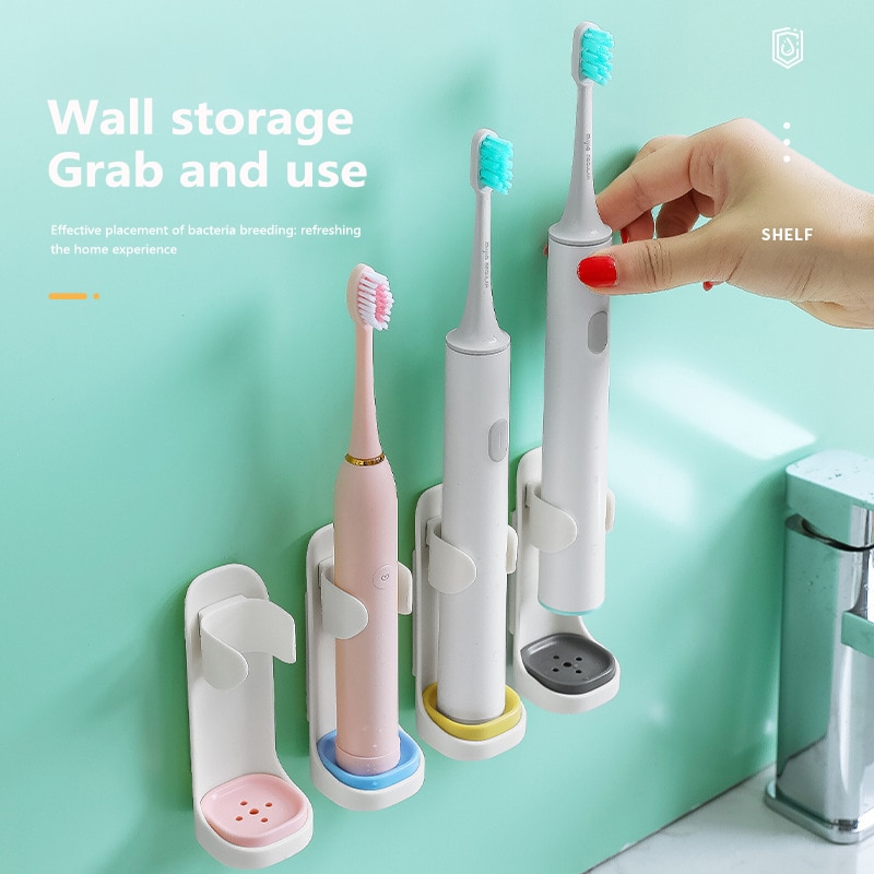 High Quality Wall Mount Electric Toothbrush Holder Electric Tooth Brush Stander Body Base Support Suit For 90% Toothbrush