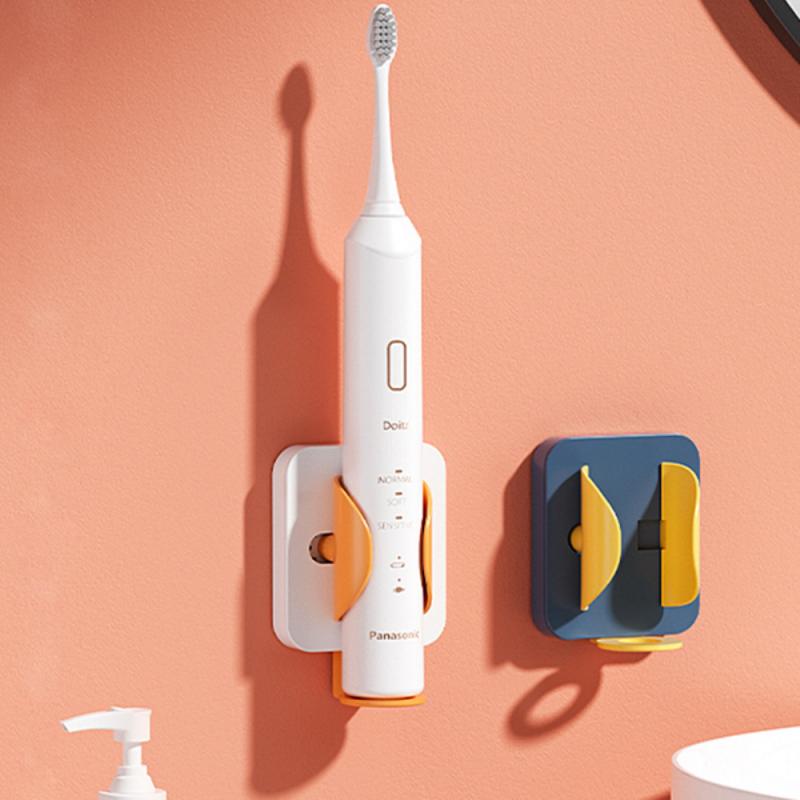 Electric Toothbrush Holder Wall Mounted Elastic Hold Protect Toothbrush Handle Save Space Keep Dry Toothbrush Holder Bathware