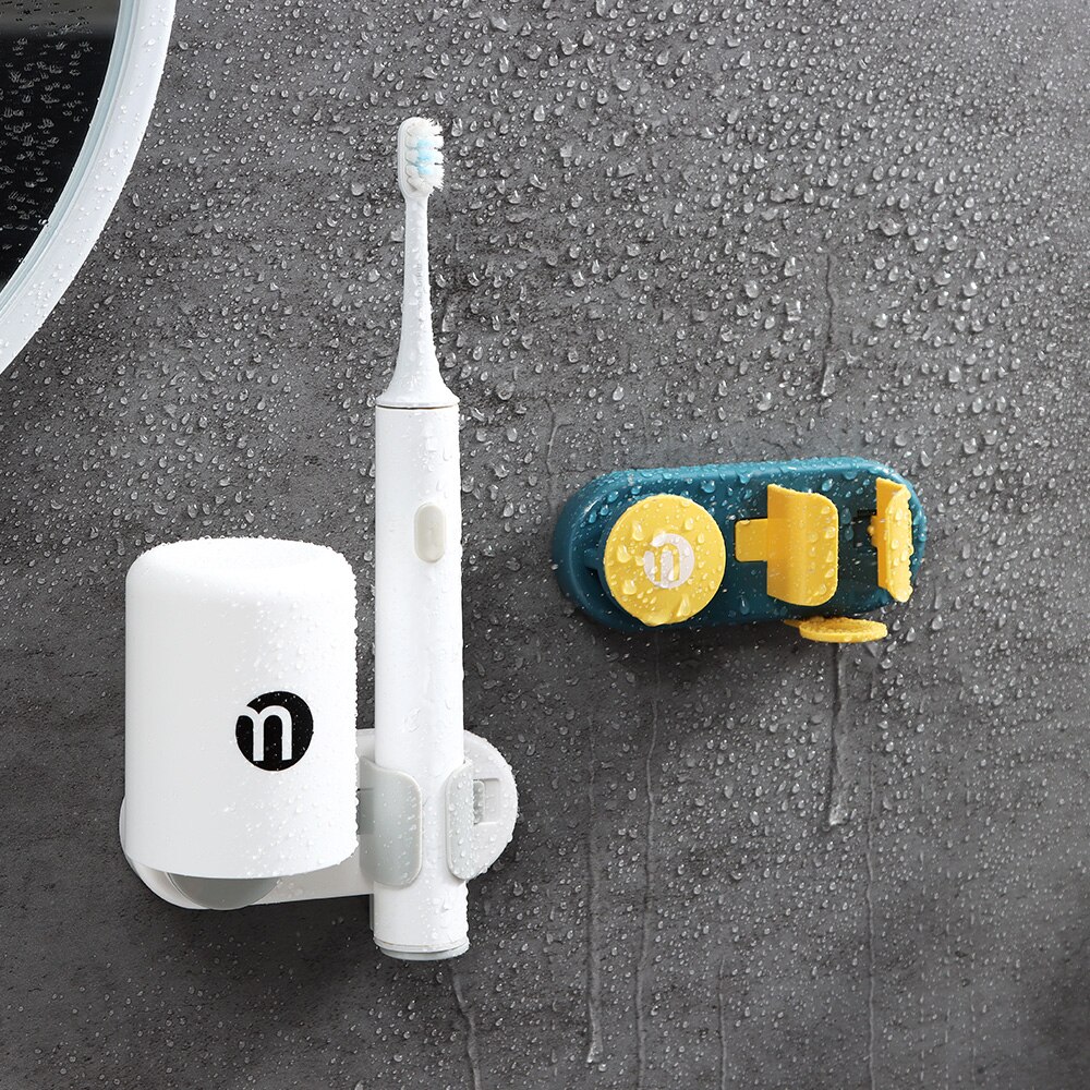 Electric Toothbrush Toothpast Holder Toothbrushes Accessories Wall Stand Tooth Brush Fun Bathroom Hanger Head Mount Space Rack