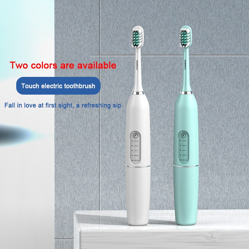 Electric Toothbrushes IPX7 Waterproof Smart Timer Chargeable 5-Speed Adjustable Sonic Whitening Toothbrush Tooth Scaler