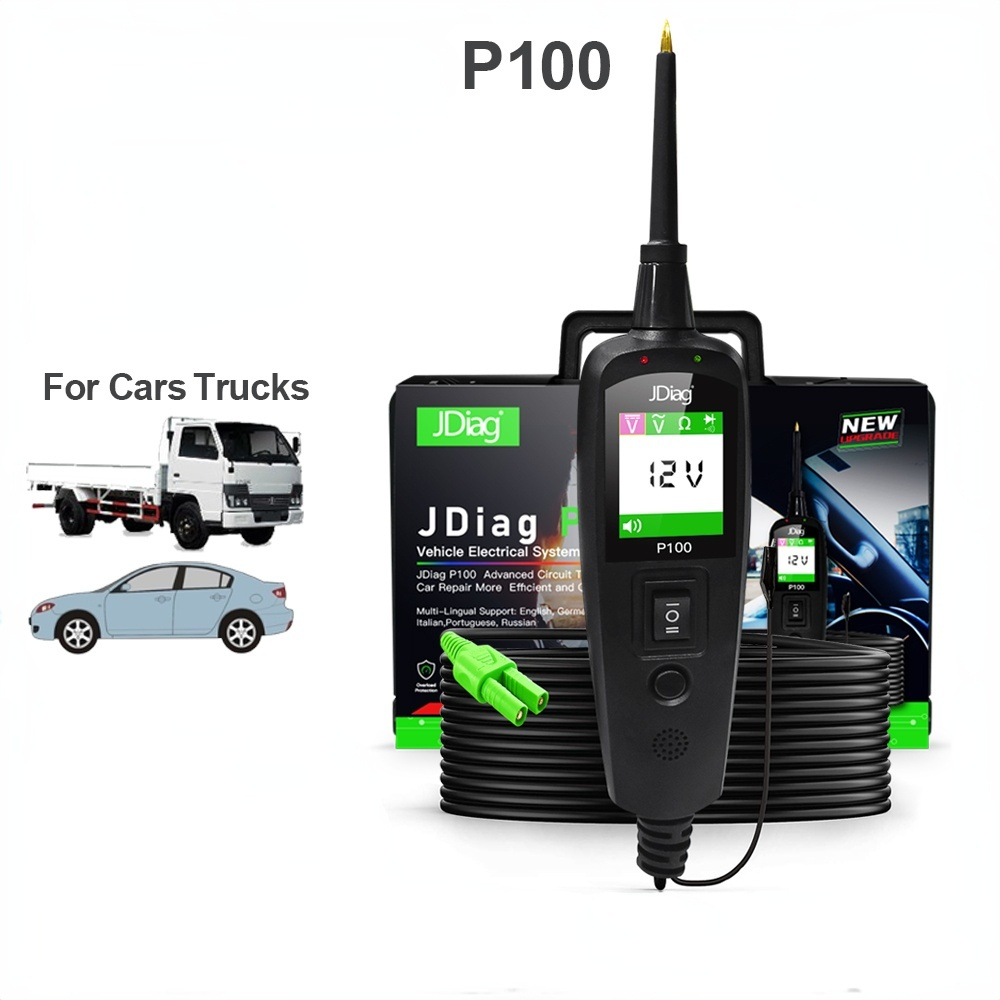 PowerPro P100 Electrical Circuit Tester for Cars Trucks and Motorbikes Multi-Lingual