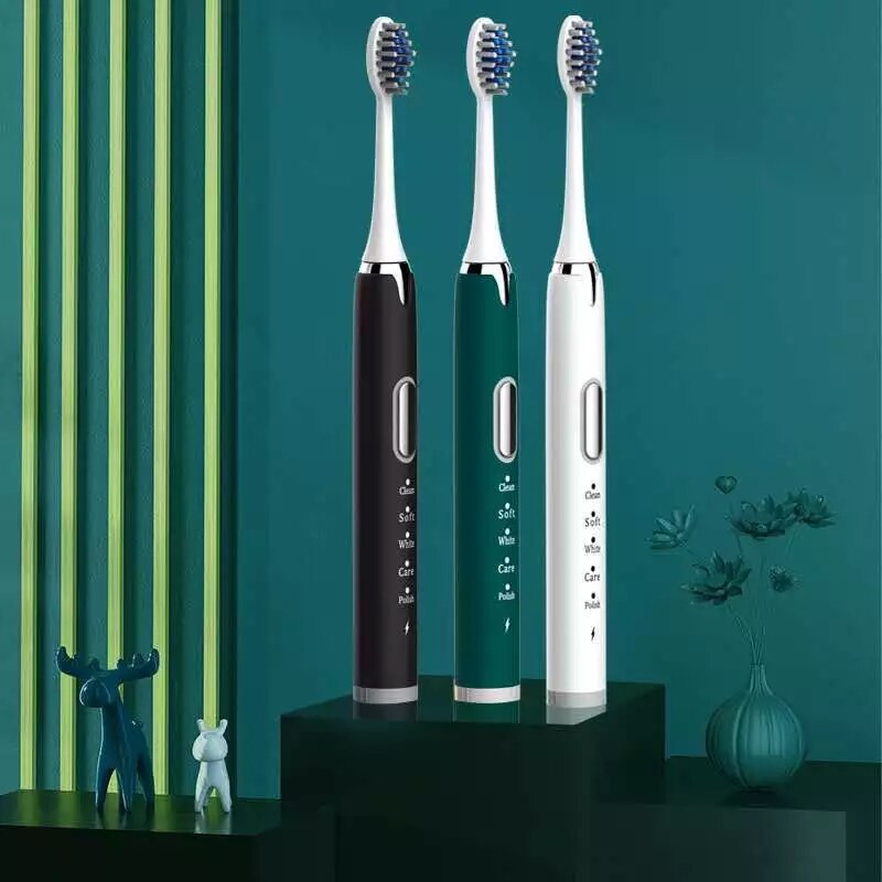 Electronic Tooth Brush Washable Whitening Relax Teeth Brush Powerful Sonic Electric Toothbru USB Rechargeable Adult Ultrasonic
