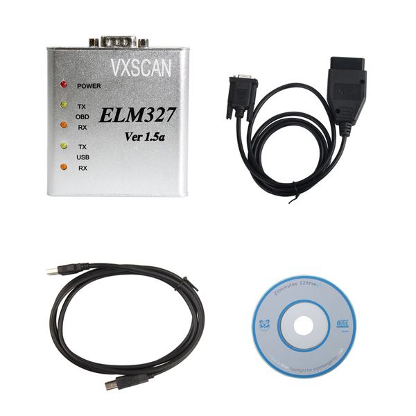 ELM 327 1.5V USB CAN-BUS Scanner ELM327 Software Free shipping