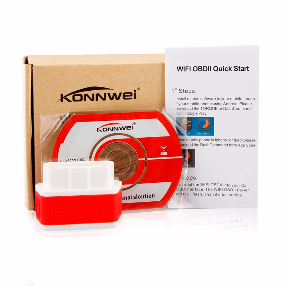 ELM327 OBD2 Car Scanner KONNWEI Bluetooth-compatible elm327 pic18f25k80 V1.5 Car Diagnostic Tools Obd 2 Auto Scanner