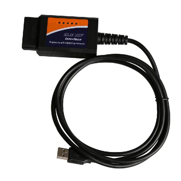 ELM327 Scanner Software ELM 327 USB Plastic with 25K80 +FT232RL Chip V1.5