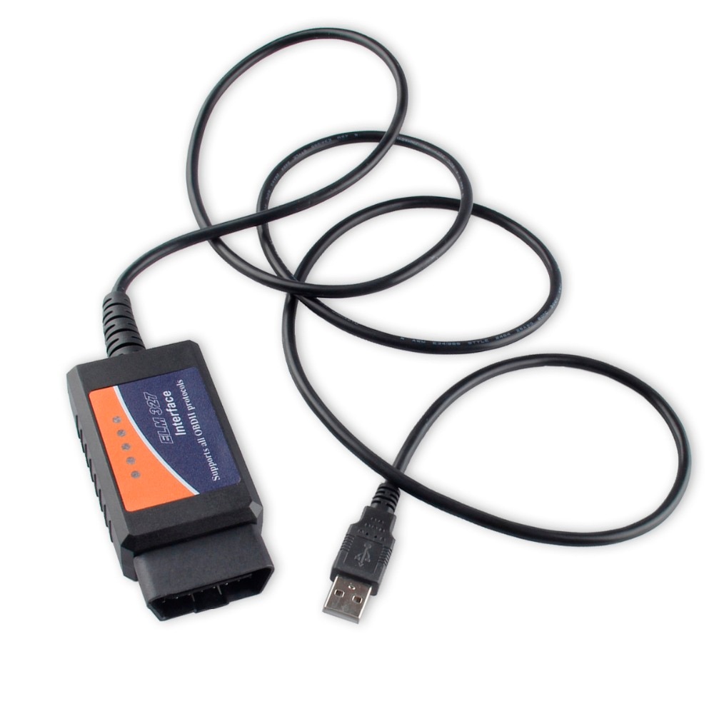 ELM327 USB OBD2 FTDI FT232RL Chip OBD II Scanner Automotive for PC EML 327 V1.5 ODB2 Interface Diagnostic Tool ELM 327 USB V 1.5