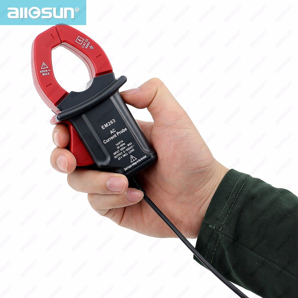 EM263 Compact Current Probe Clamp With Multimeter Digital Clamp Meter Frequency Volt  Output  Electrical Instruments