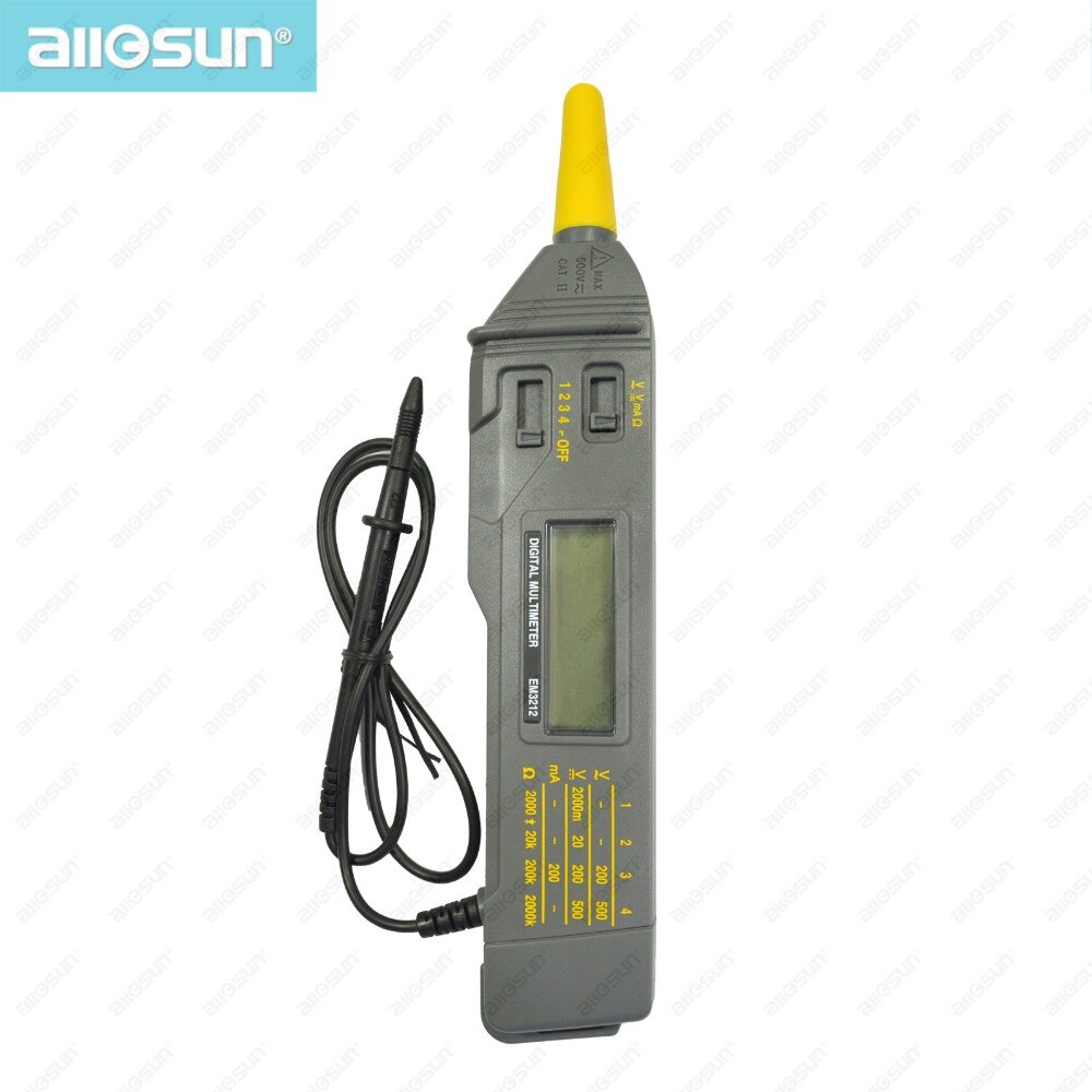 EM3212 Pen Probe Autoranging Digital Multimeter DMM Tool With Tester Probe LCD Pen Multimeter Auto Tester