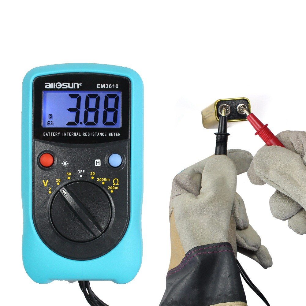 EM3610 Battery Internal Resistance Meter Battery Voltage Temperature Coefficient Automotive Tester