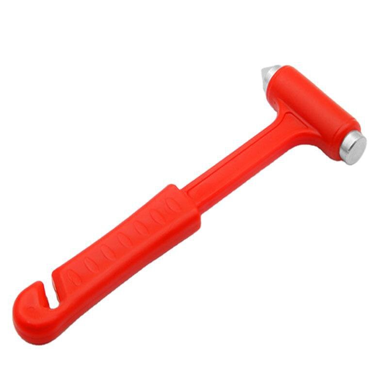 1pc Emergency Escape Tool Car Self-Help Escape Hammer Fire Emergency Window Breaker Knocking Glass Artifact Car Rescue Red Hammer