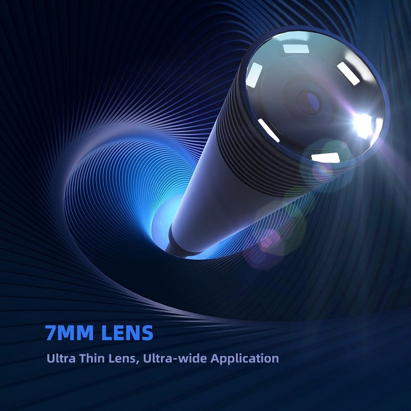 AN97 Endoscope Camera 7mm Lens Android Endoscope USB Inspection Borescope Camera 6 Led IP67 Waterproof for Android Phones PC