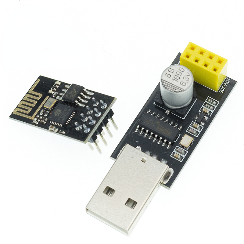 ESP01 Programmer Adapter UART GPIO0 ESP-01 Adaptater ESP8266 CH340G USB to ESP8266 Serial Wireless Wifi Developent Board Module USB Programmer