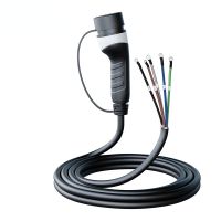 EV Charger Type2 Female Car side 5m Cable 32A 8KW 1Phase Car Charging Station 3Phase 11KW22KW IEC62196-2 for Electric Car