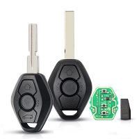 EWS Sytem Car Remote Key For BMW E38 E39 E46 X3 X5 Z3 Z4 1/3/5/7 Series 315/433MHz Keyless Entry Transmitter ID44 Chip