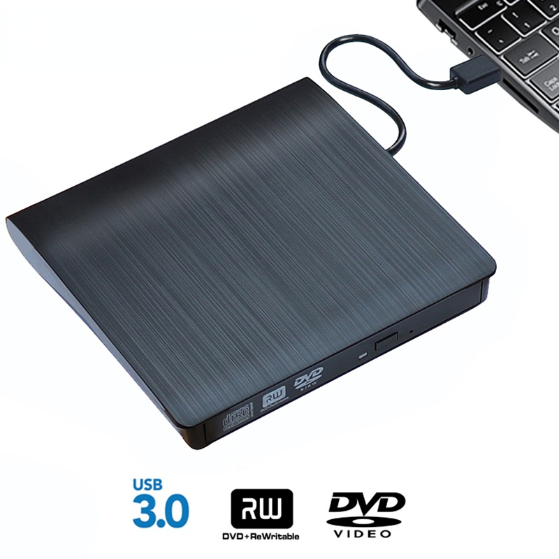 USB 3.0 Slim External DVD RW CD Writer Drive Burner Reader Player Optical Drives For Laptop PC  dvd burner  dvd portatil