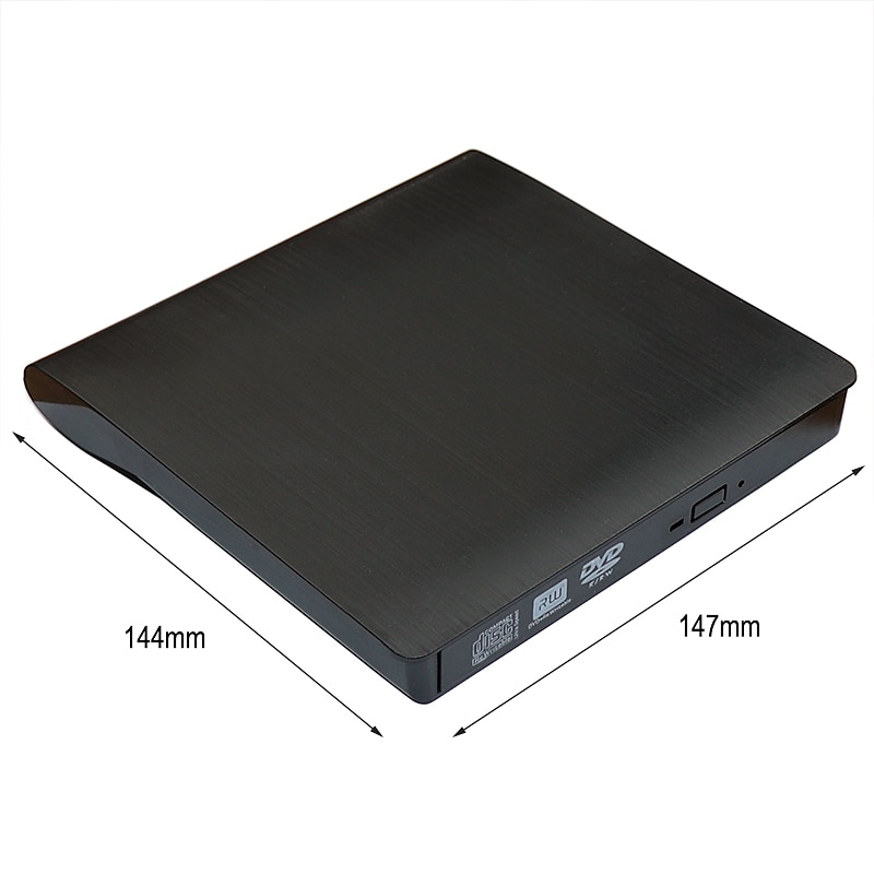 USB 3.0 Slim External DVD RW CD Writer Drive Burner Reader Player Optical Drives For Laptop PC  dvd burner  dvd portatil